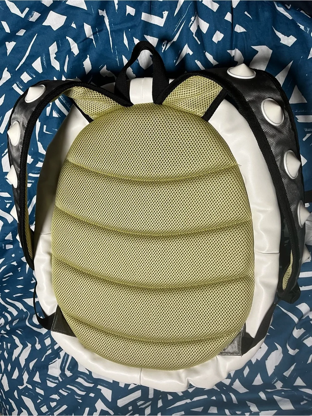 Super Mario Green Spiked Bowser Shell Backpack- Barely Used Excellent Condition